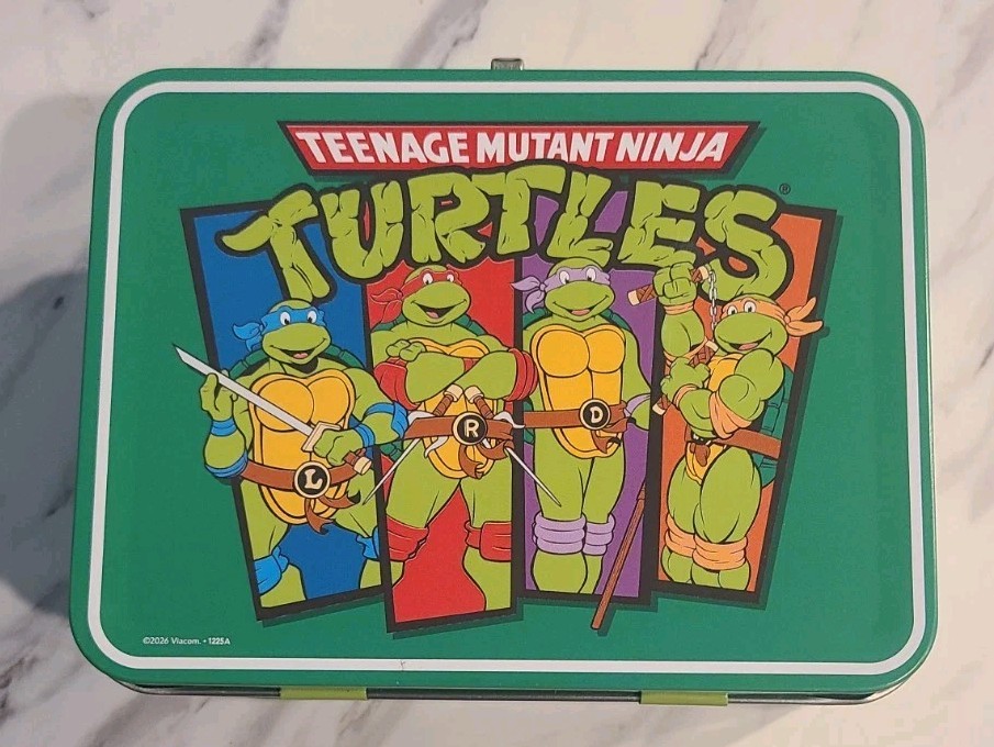 Nickelodeon Teenage Mutant Ninja Turtles Tin Snack Box-New (Minor Wear)