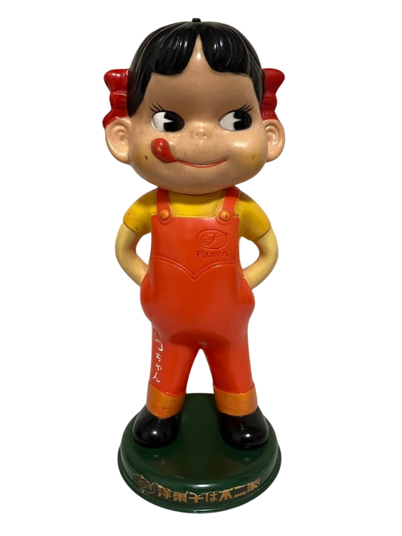 Fujiya Peko Chan Bobbing Head Figure Vintage Retro Japan 1970s Rare 30cm 12in