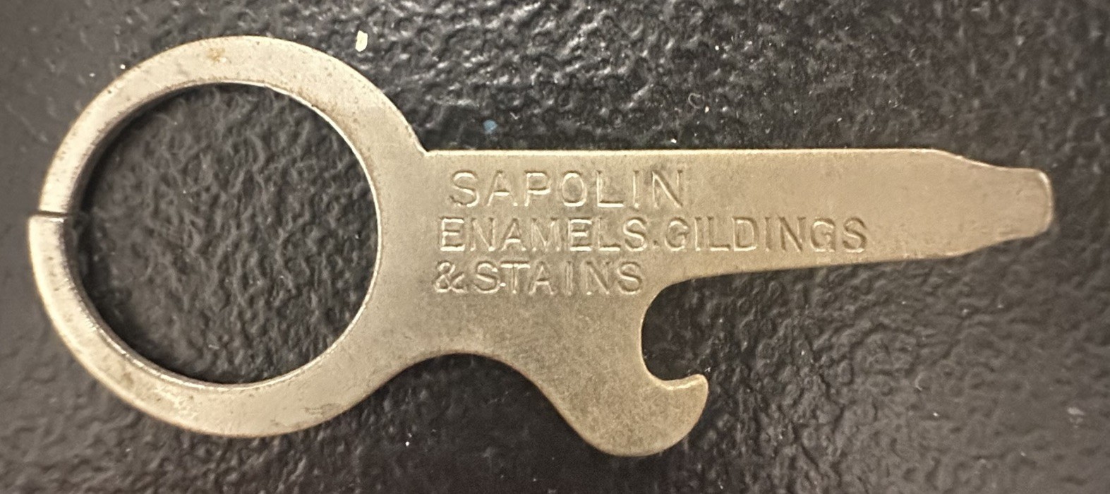 Sapolin Enamels Gildings & Stains Tool Screwdriver Tip Can Bottle Opener