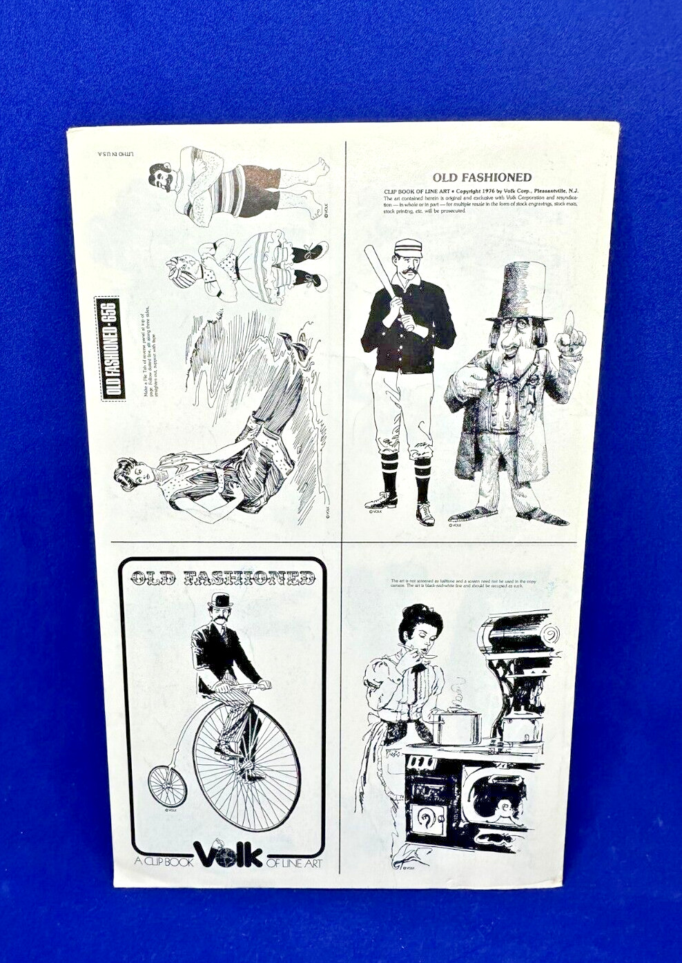 Volk Clip Art 1976 Small Booklet: Old Fashioned 656 C14