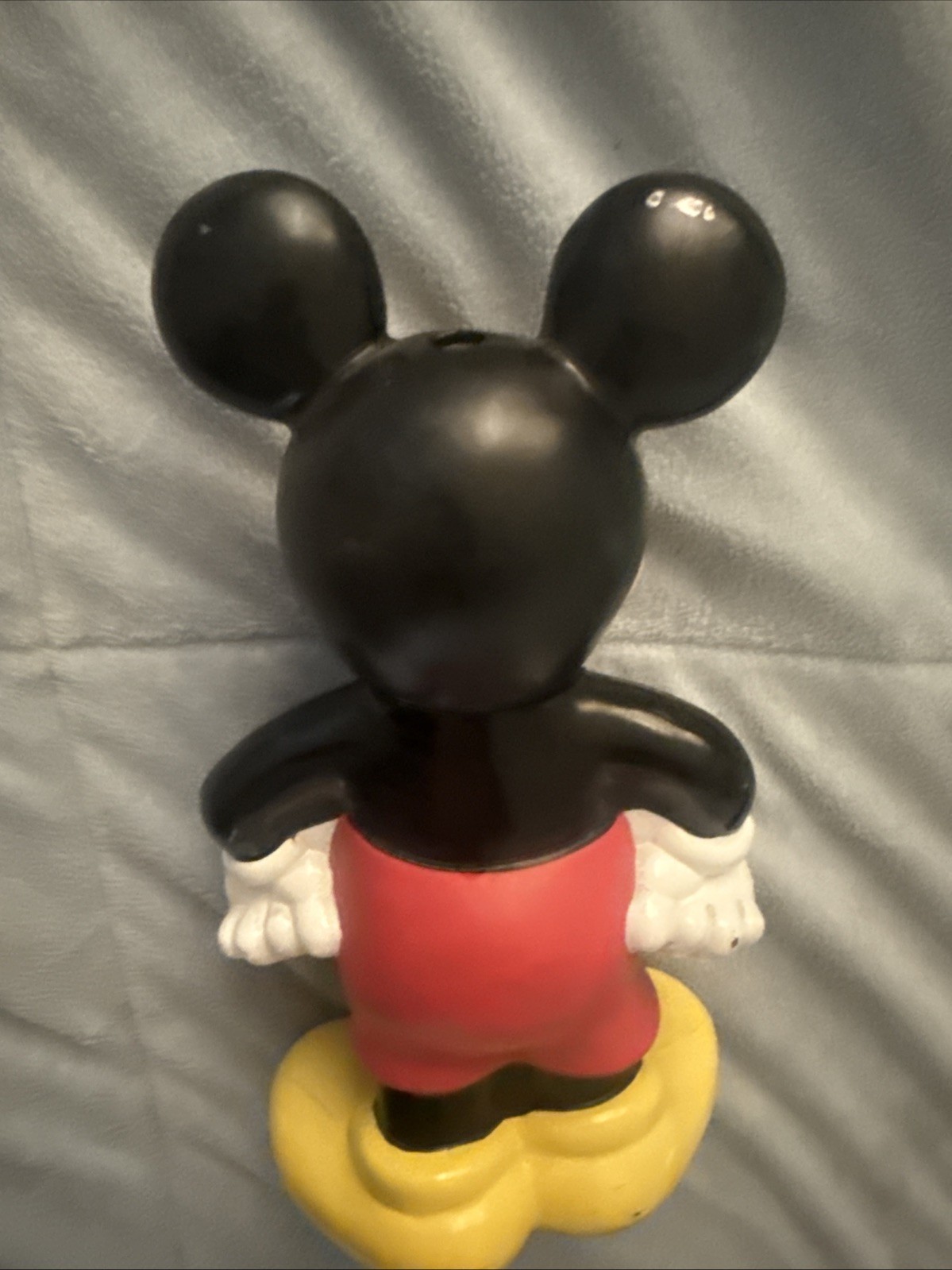 Disney Mickey Mouse Plastic Mug Red Black Yellow Vintage Figure – A