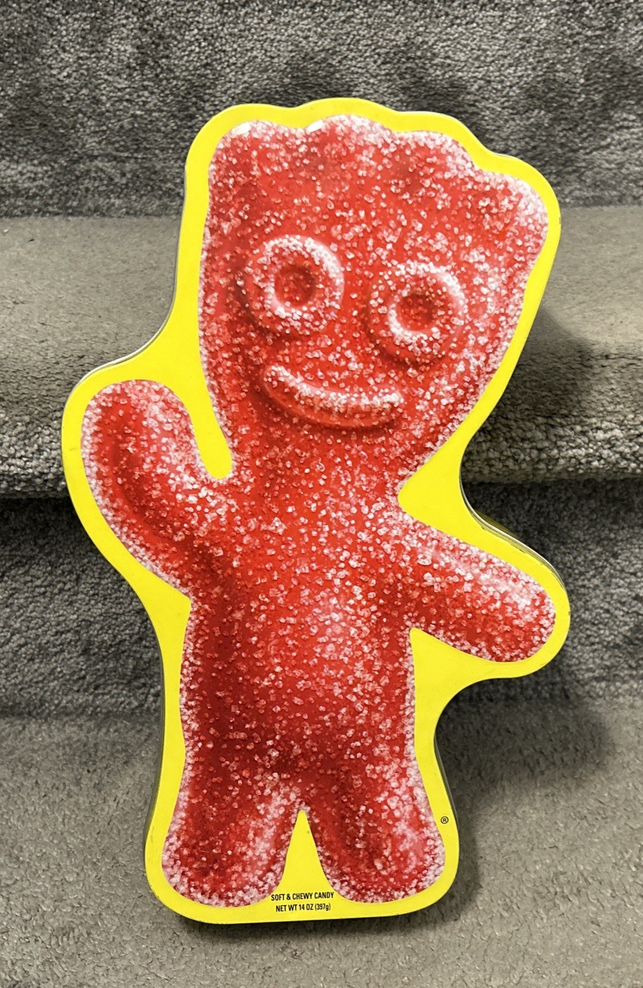 Sour Patch Kids Candy Metal Empty Tin Container Double-sided