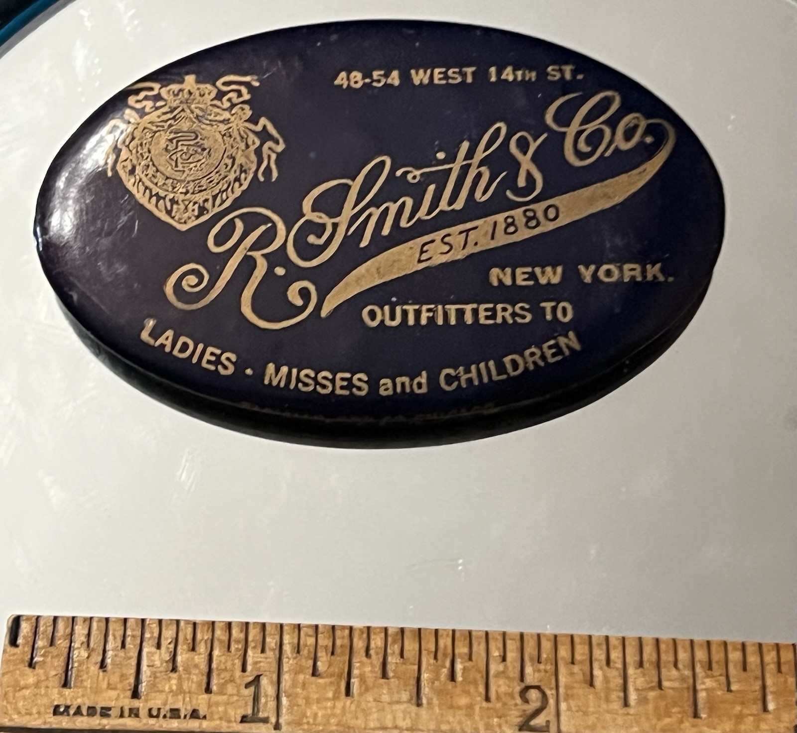 Celluloid,POCKET MIRROR, R. Smith’s & Co. Outfitters,