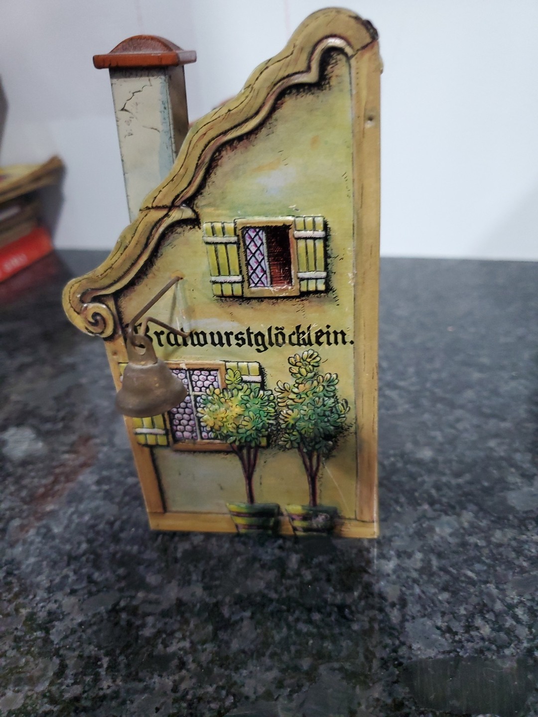 Heinrich Haeberlein Vintage Tin of a House