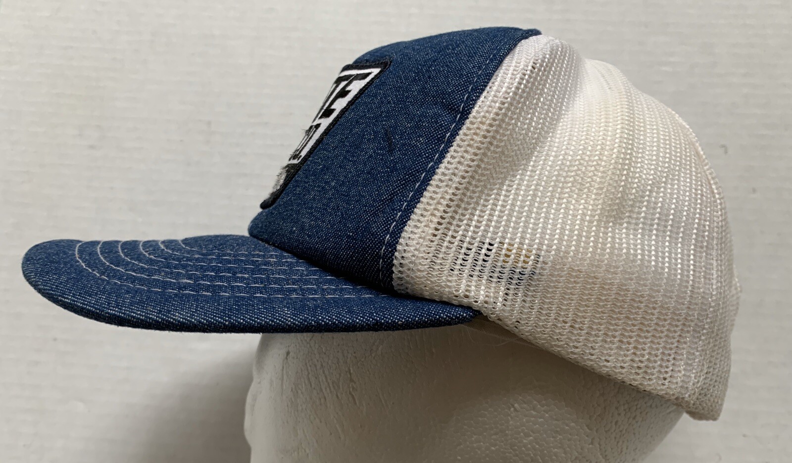 1970s 1980s WHITE STONE COMPANY TRUCKER BASEBALL CAP HAT, CASTLEWOOD, VA
