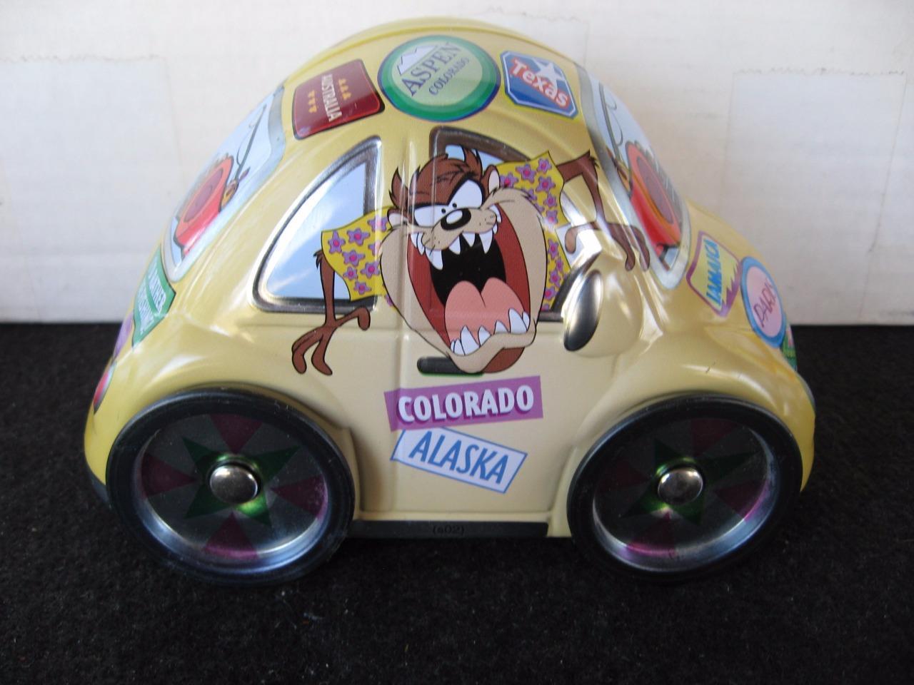 Collectible Tazmobile Tweety Bird,Taz, Volkswagen Tin, tin bug