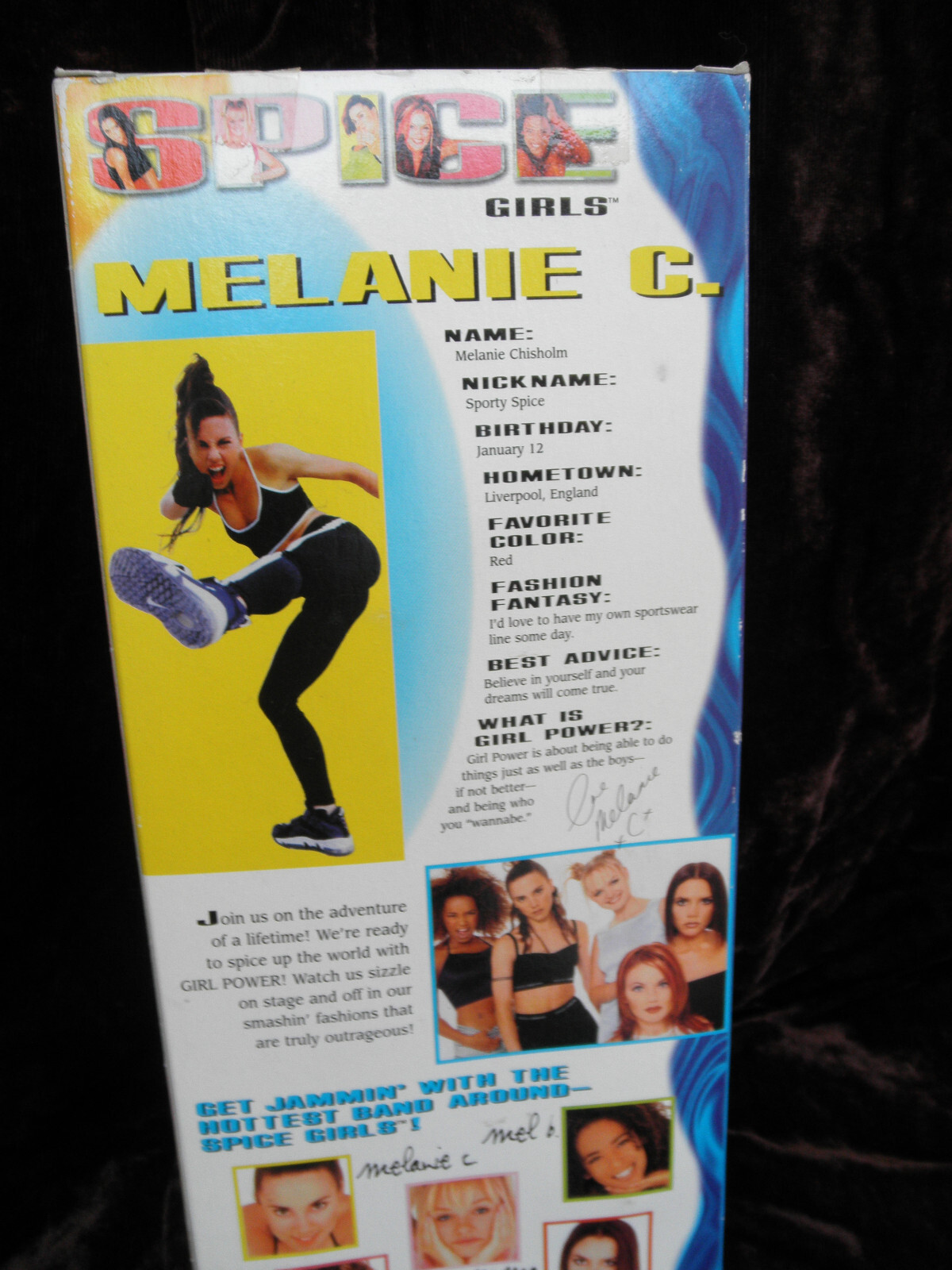 NEW 1997 VINTAGE, by GALOOB TOYS, SPICE GIRLS DOLL “MELANIE C.” GIRL POWER.