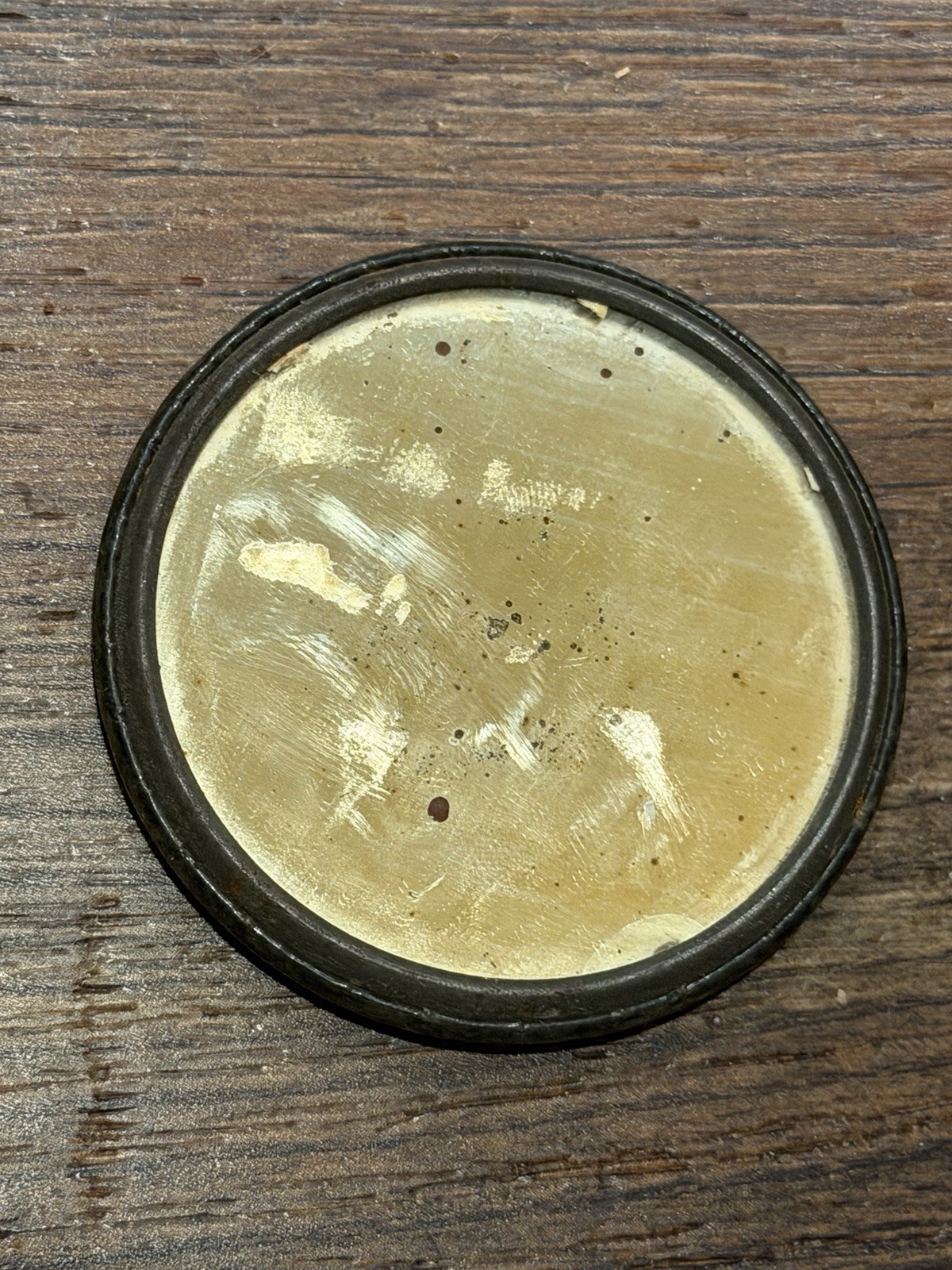 POCKET MIRROR CELLULOID ADVERTISING We Sell The Earth! Reading Pennsylvania