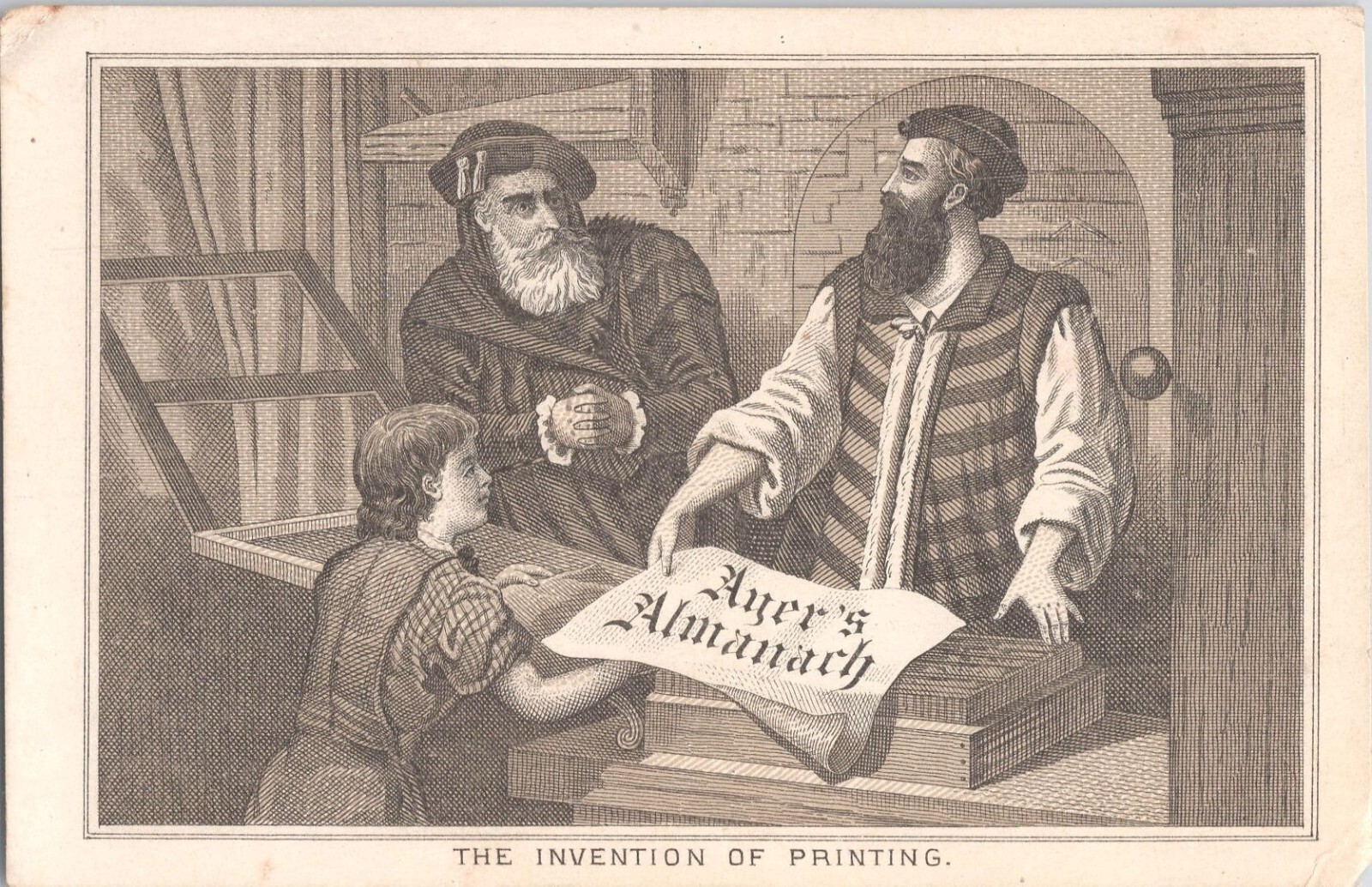 Dr J.C. AYER & Co Cure-All Medicines – Antique Victorian Trade Card