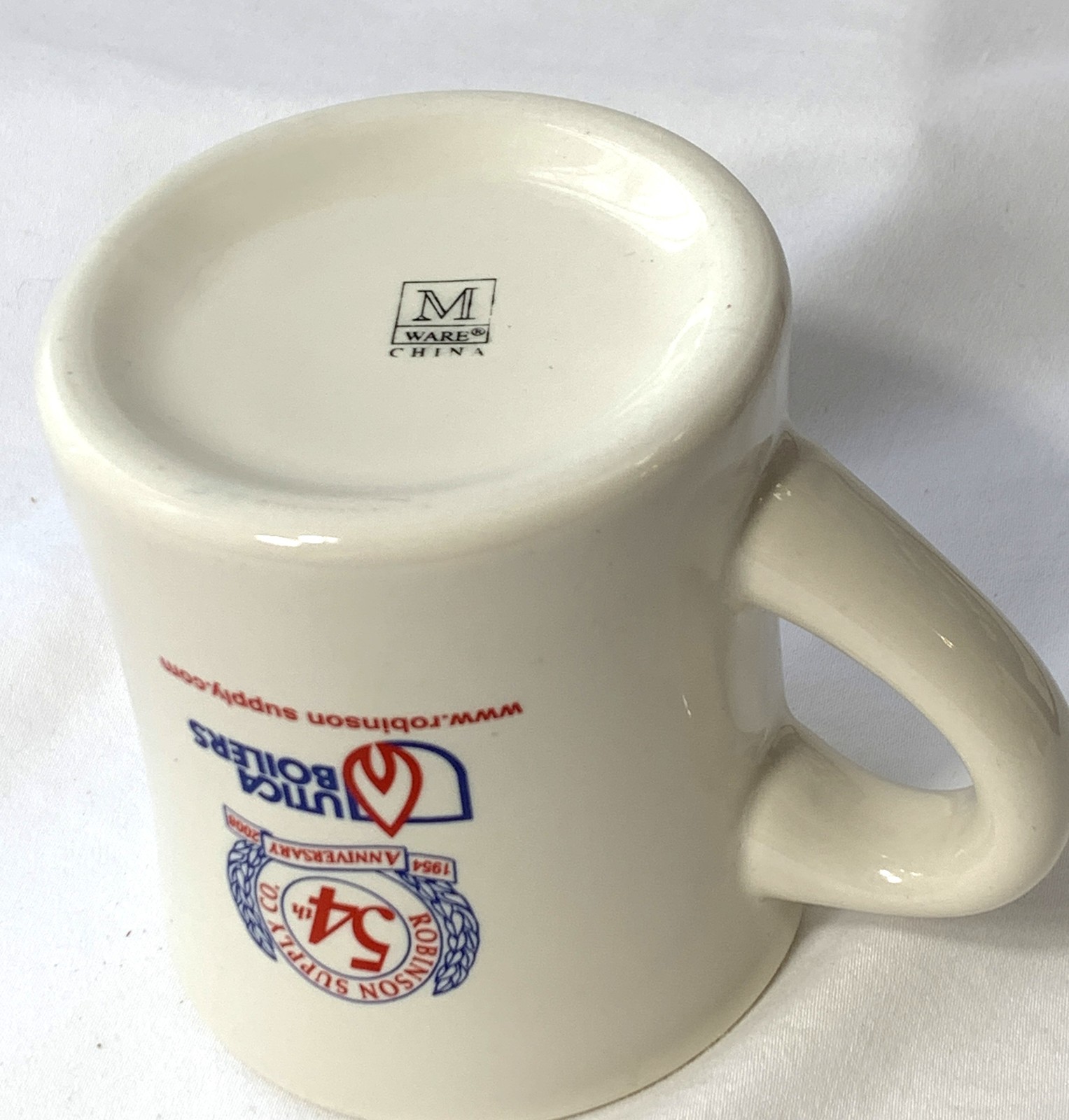 Robinson Supply Co Utica Boilers The Bath Splash Showroom Advertising Mug 2008