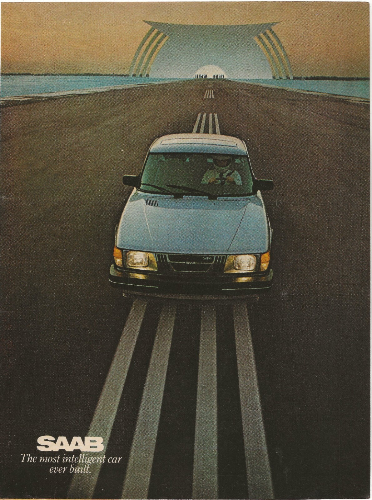 Vintage Print Ad Saab – The Most Intelligent Car Ever Built – May 1982