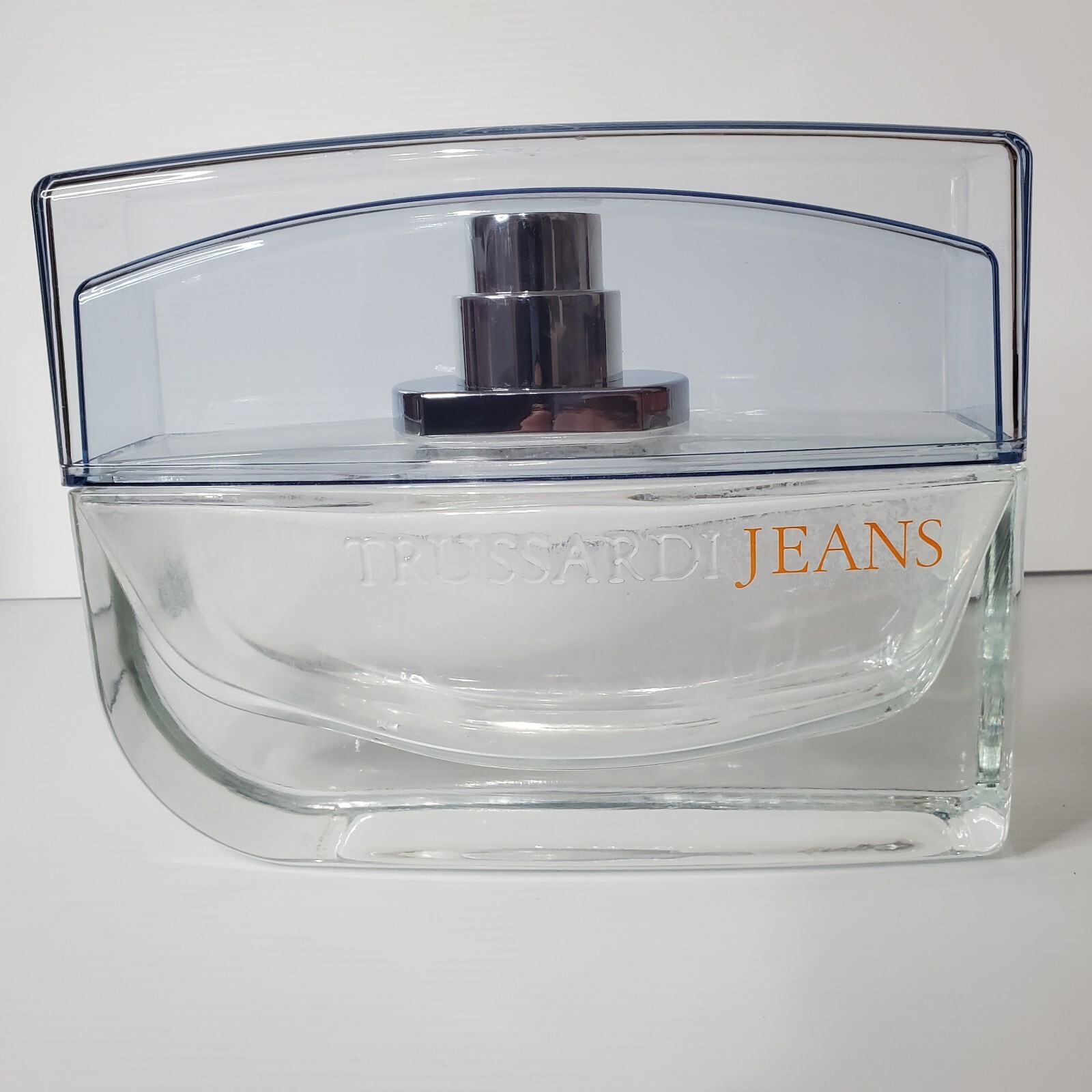 Trussardi Jeans Eau De Toilette For Women Empty Store Window Display Bottle