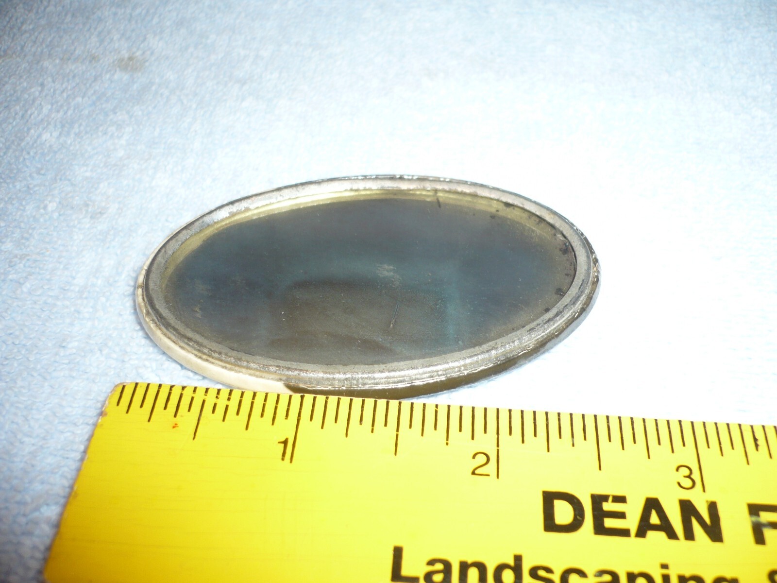 Antique Advertising Pocket Mirror globe furniture company east stroudsburg pa
