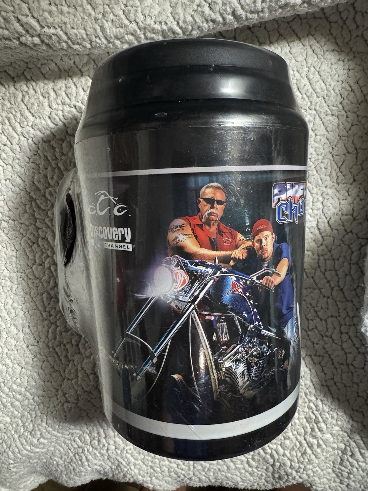 7 Eleven 52 Oz Big Gulp American Chopper Black Insulated Mug New