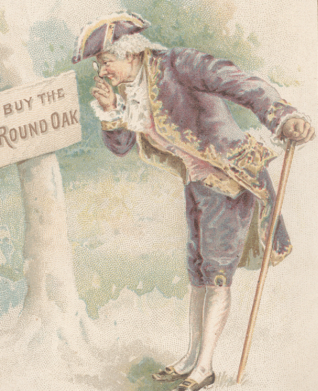 KEWANEE, ILL TRADE CARD, ROUND OAK STOVE CO, sold by PIERCE, CRONAU & CO X765