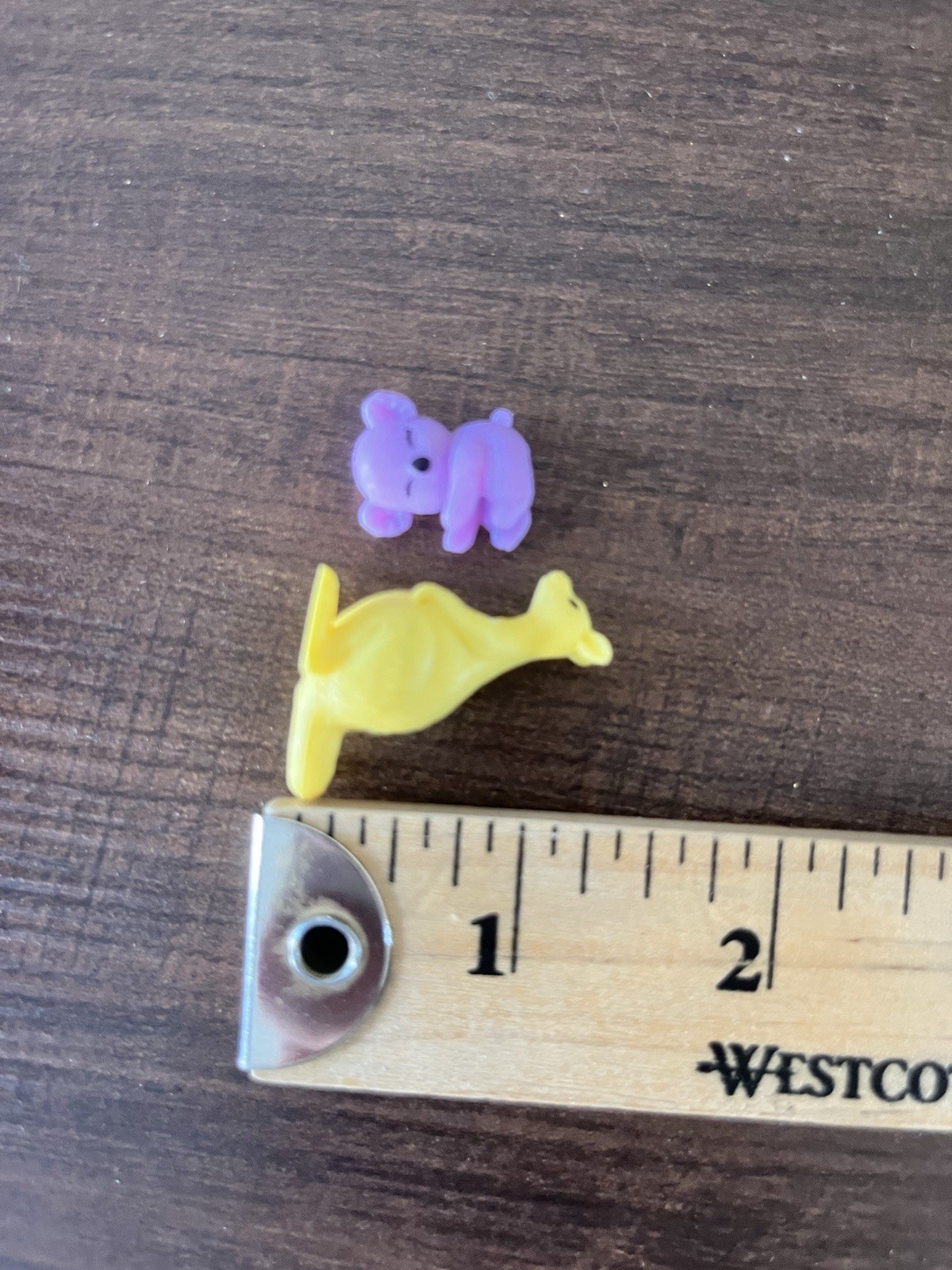 Vintage Kangaroo & Koala Plastic Animal Toy Mini Figure Dime Store 60’s 70’s