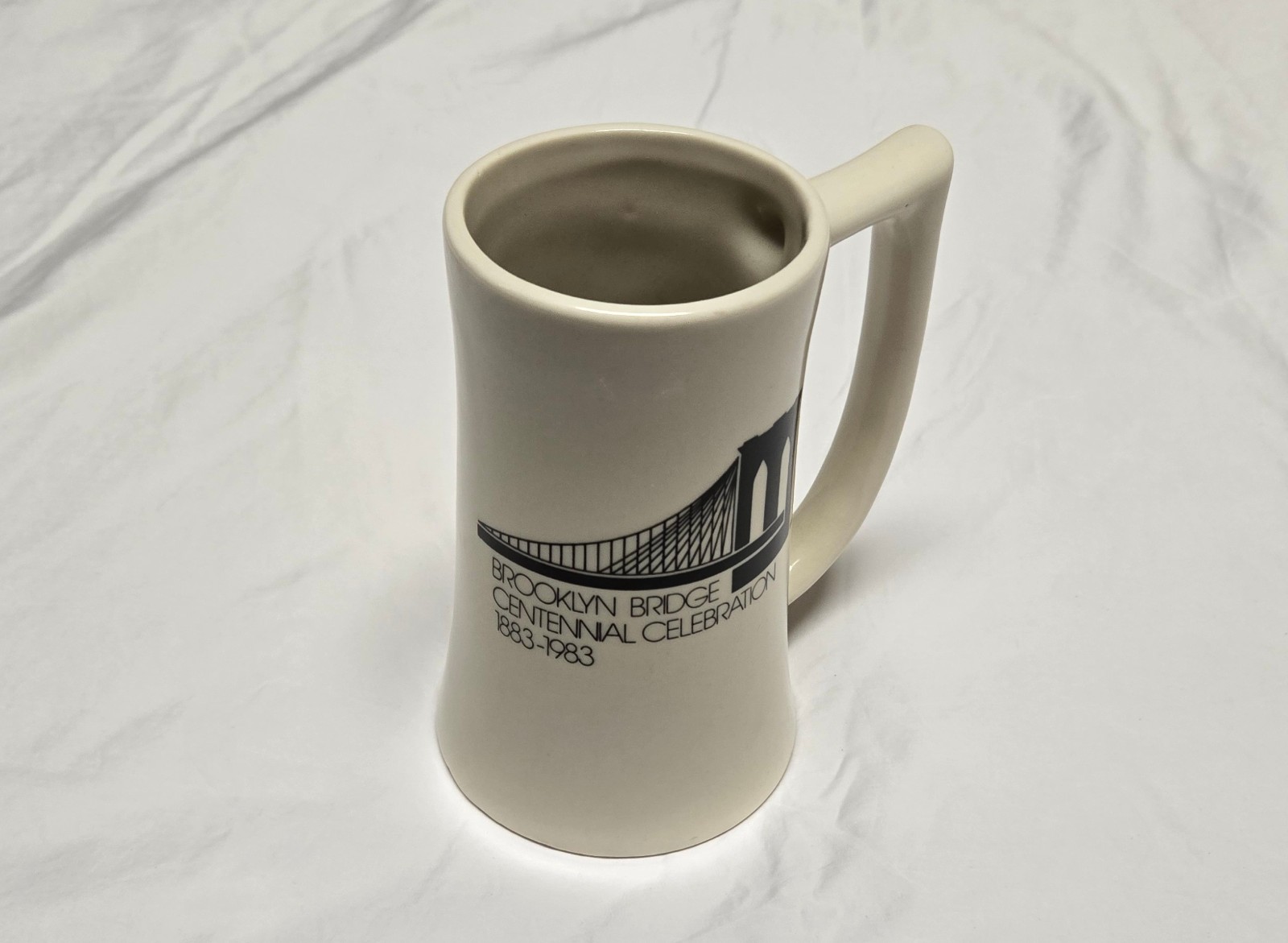 Vintage Brooklyn Bridge Centennial Celebration 1883 – 1983 Stein Coffee Mug Cup