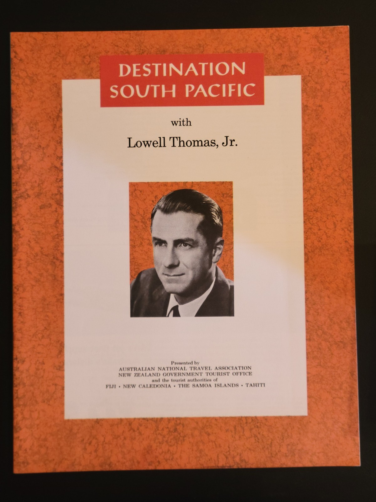 1966 Destination South Pacific Lowell Thomas Jr Travel Booklet Pan Am Air New