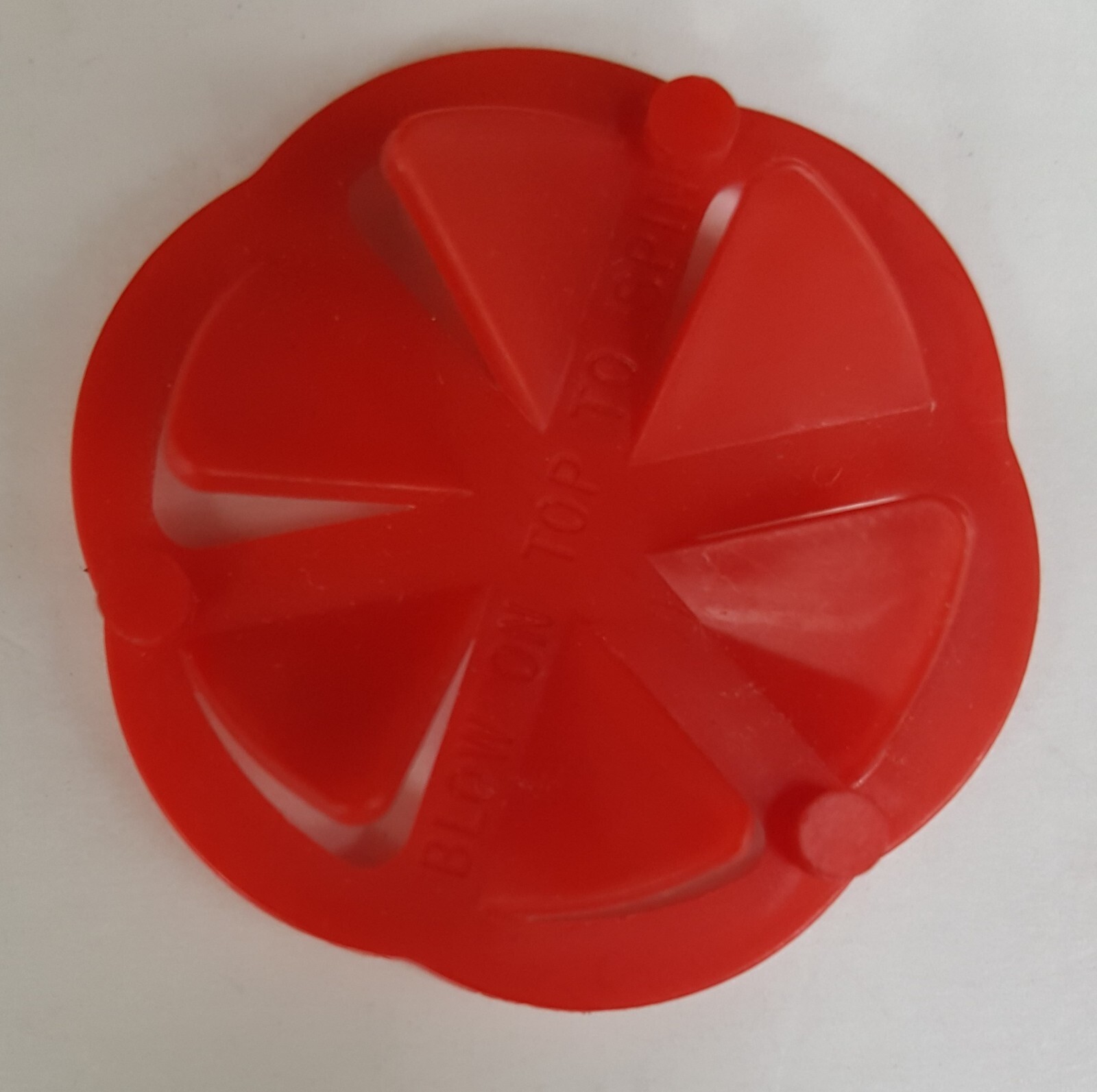 1973 Vintage Premium Cracker Jack Prize Blow on It Toy Top #30