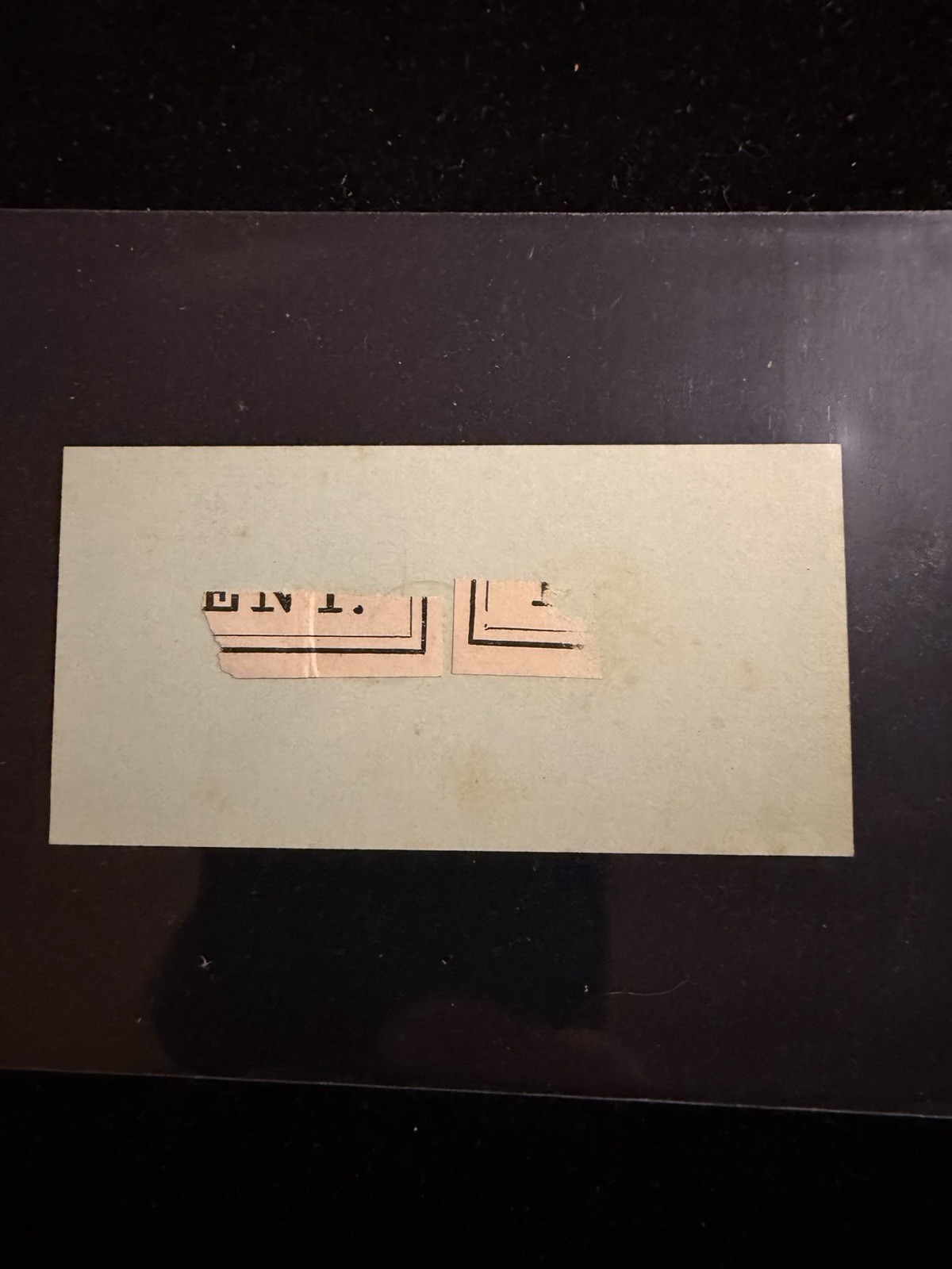 Vintage RARE GREENBACK NOTE ADVERTISING CARD Washington DC Political Currency