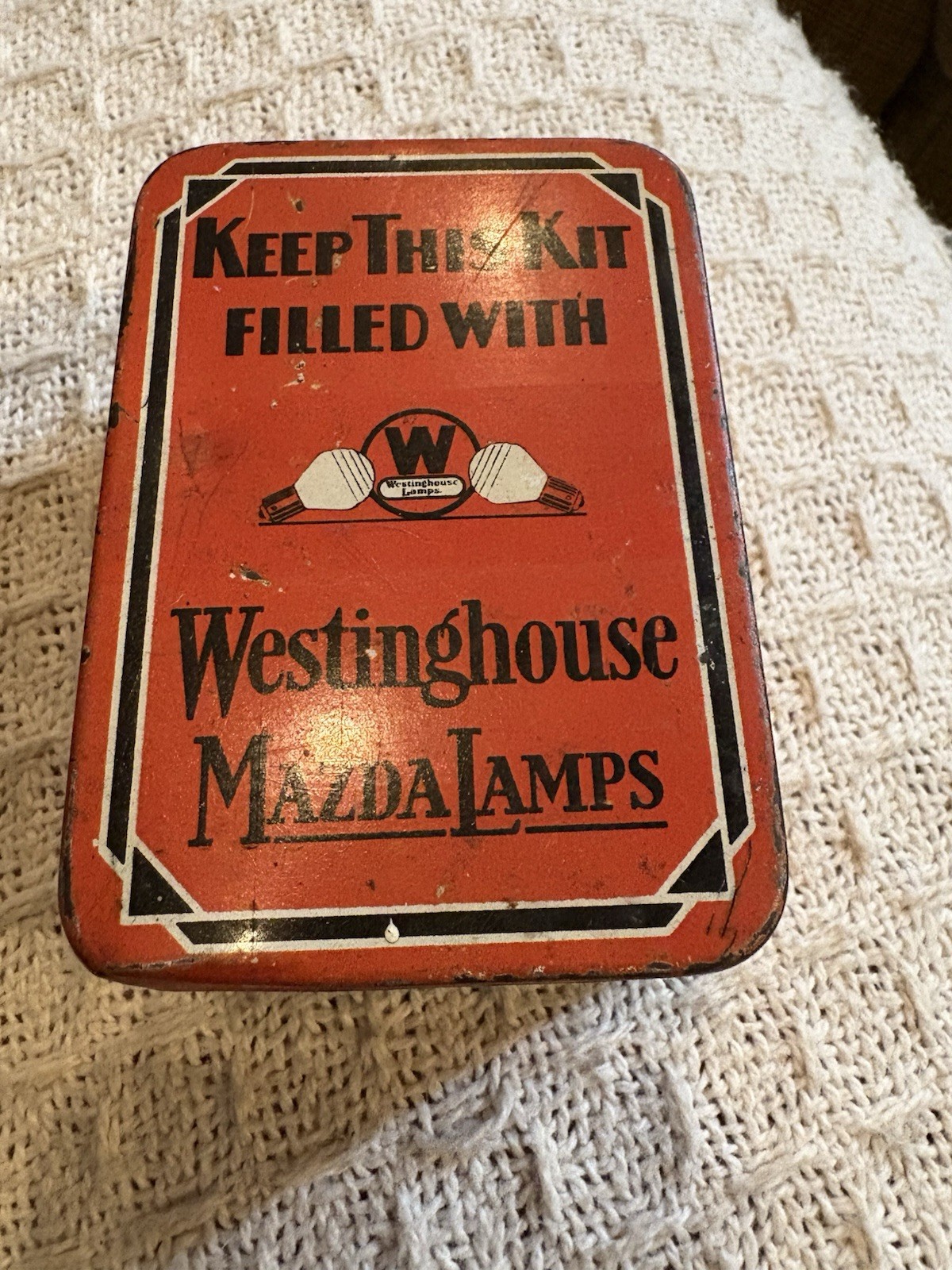 Westinghouse Mazda Replacement Lamps Tin/Advertising