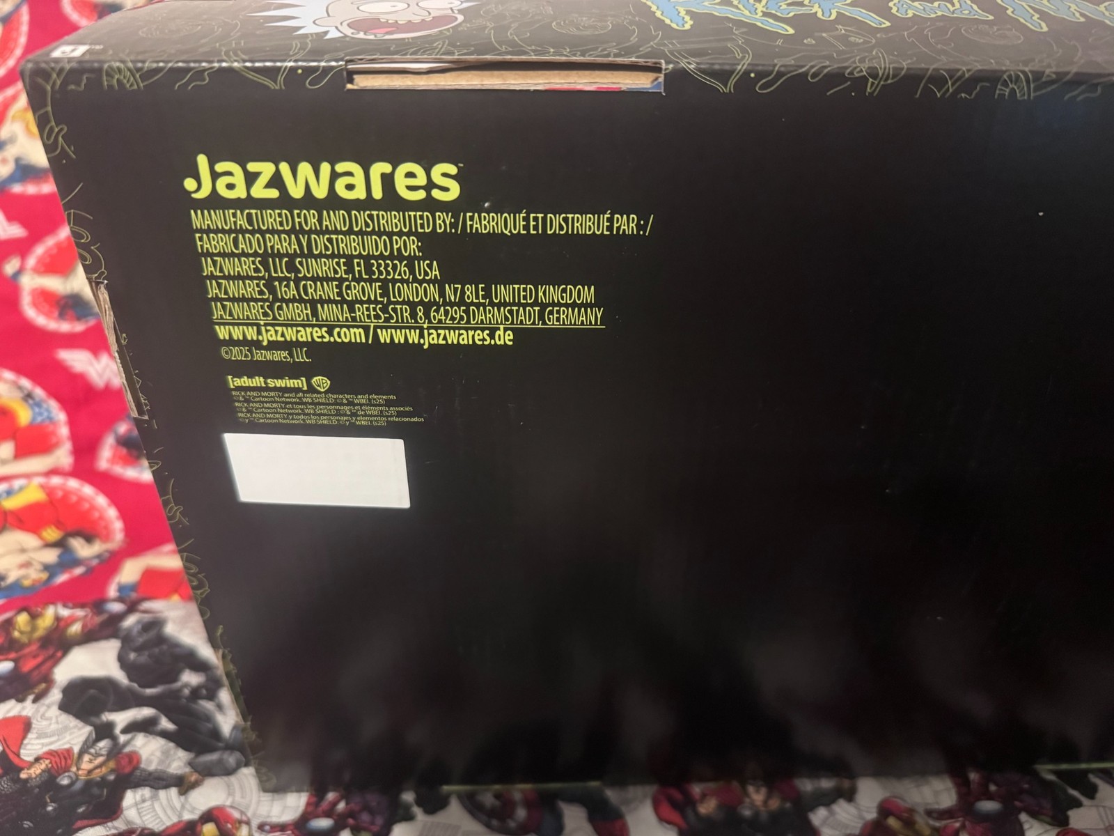 ADULT SWIM RICK AND MORTY JAZWARES STORE DISPLAY BOX FOR COLLECTIBLES RARE LTD