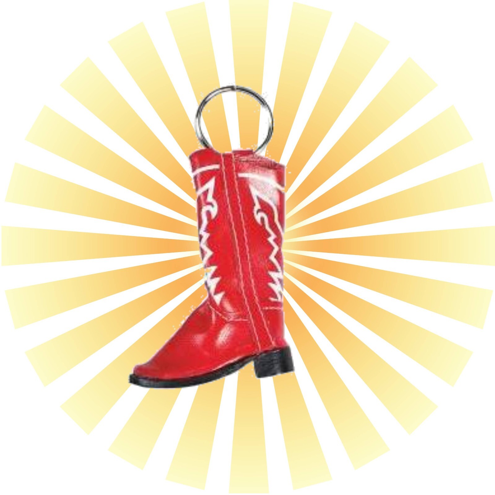 Crazy Boot Good Luck Belt Keychain Keyring Elf Dwarf Critter Novelty Vintage Gag