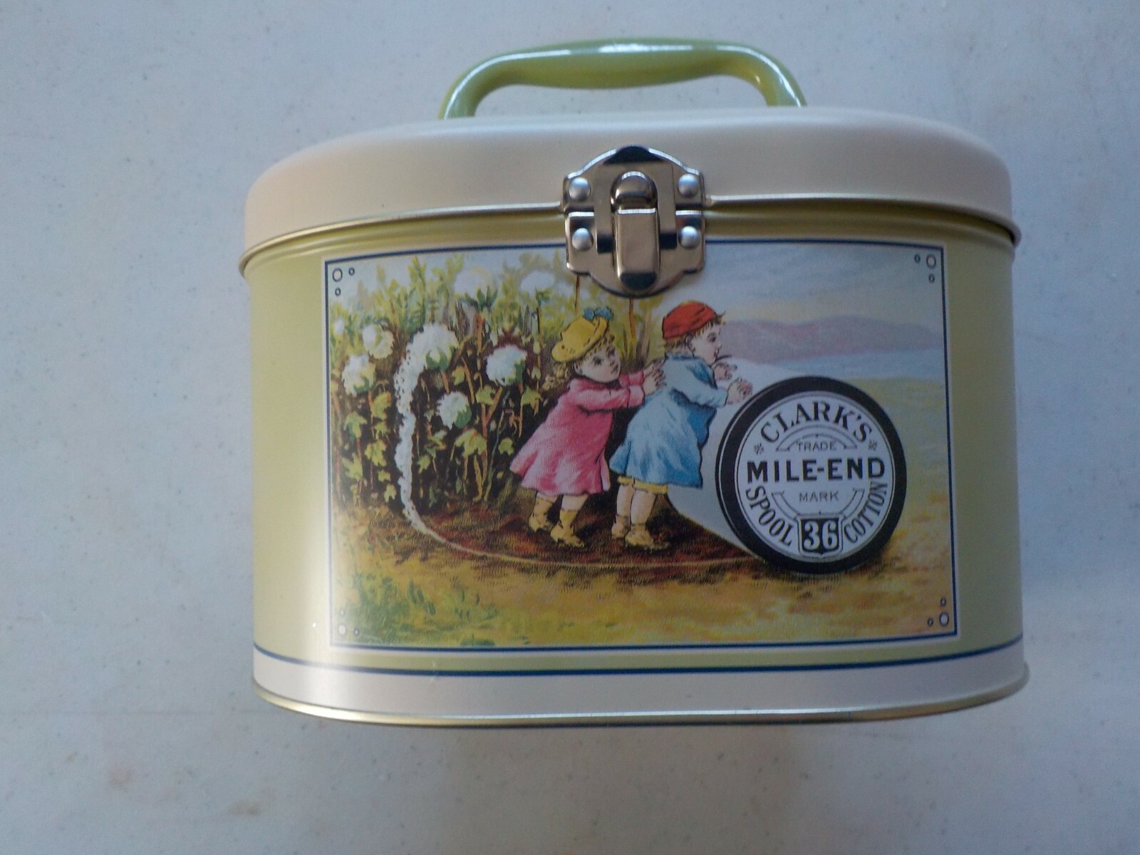The Tin Box Co. Clark’s Mile-End Spool Cotton Tin (SM)