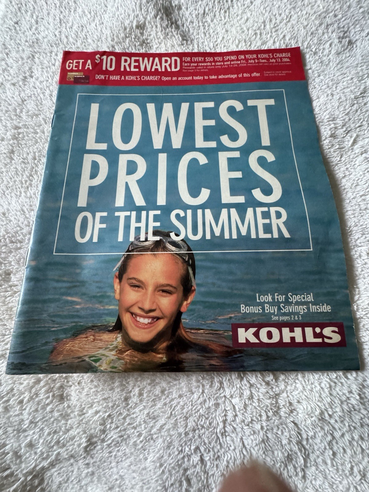 Kohl’s Insert 2004 LOWEST PRICES OF THE SUMMER 16 Pages EXCELLENT Condition