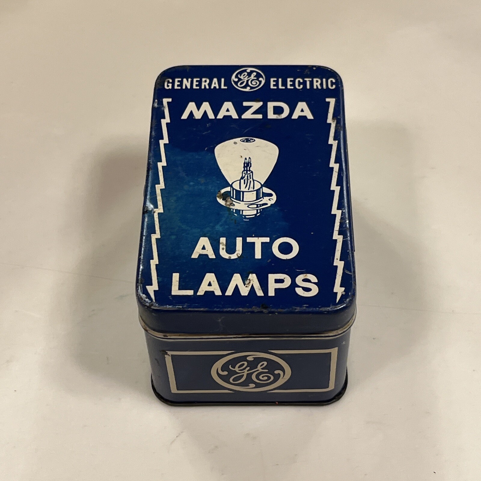 General Electric Mazda Auto Lamp Tin Can