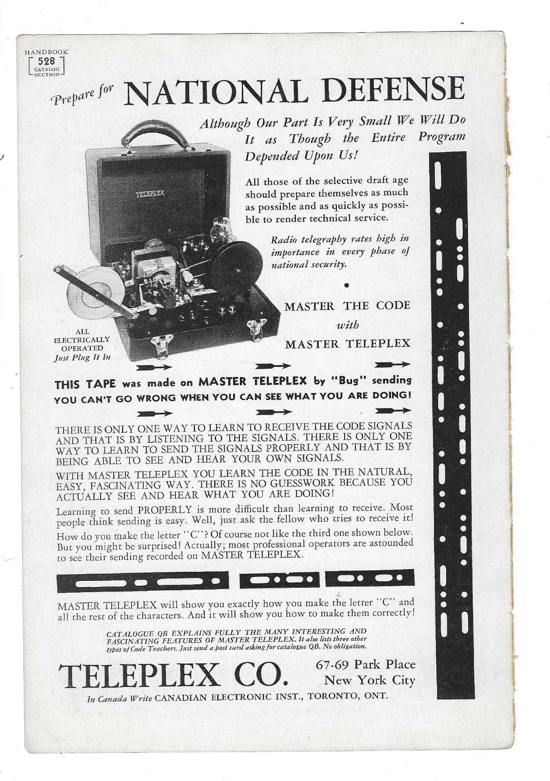 Teleplex Company & Birnbach Radio Company Radio Engineering Equipment 1941 Ads