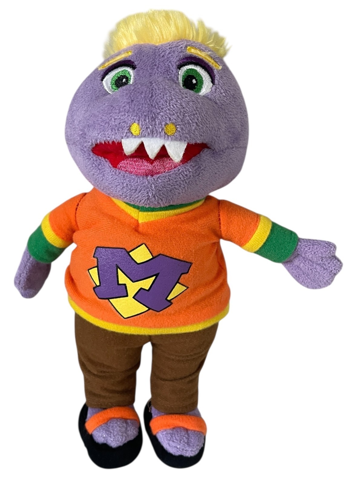 Chuck E Cheese Mr. Munch 11” Plush Stuffed Doll Vintage Pizza Vtg Showbiz Time