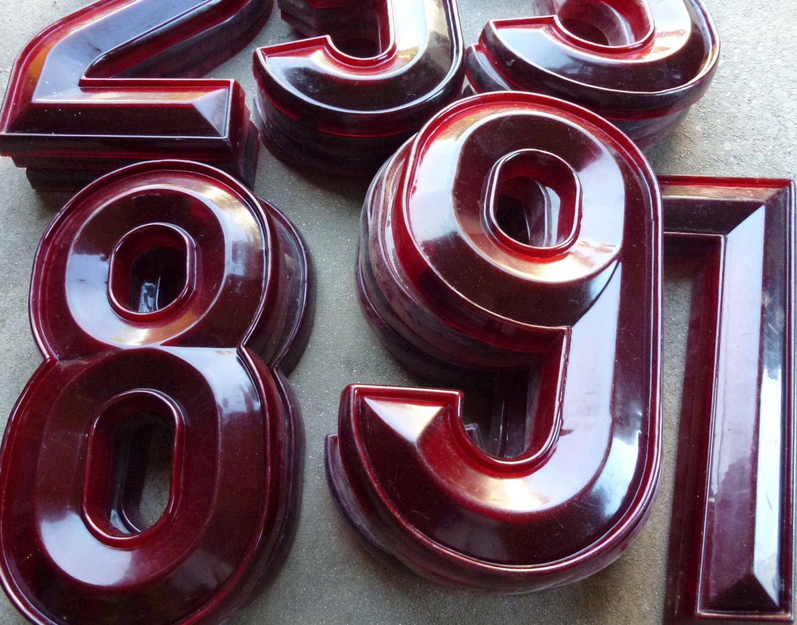 Rare 1960’s Original Bevelite – B 24″ Vintage Marquee Snap Lok Theater letters