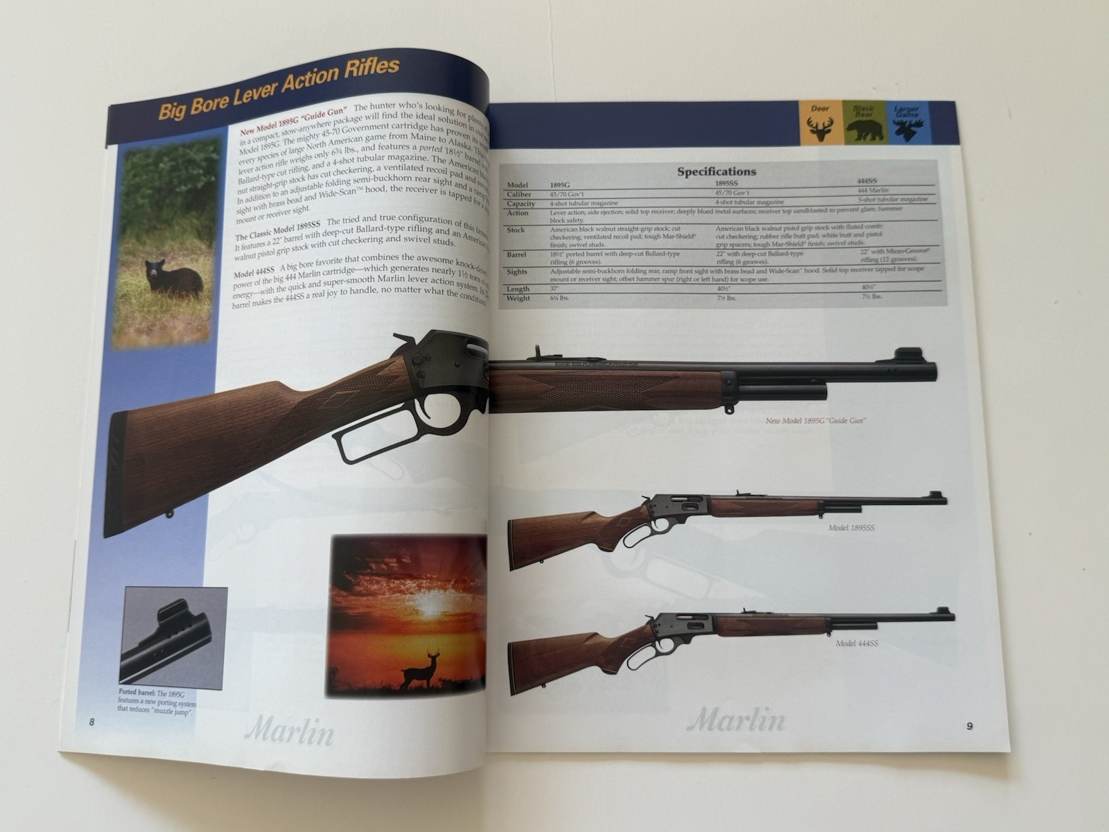 3 MARLIN Catalogs 1990 – 1997 – 1998