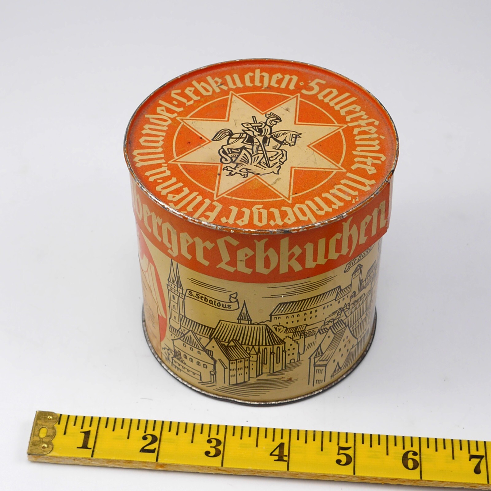 VTG Haeberlein Metzger Germany – Nurnberg Joris and the Dragon Design tin Can