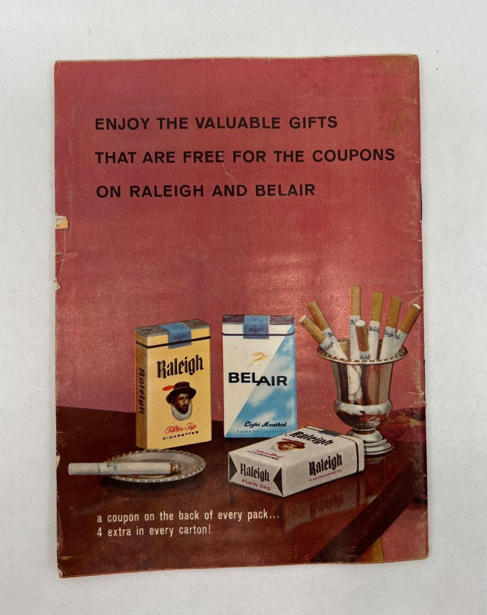 Vintage 1963 Raleigh Brown & Williamson B&W Tobacco Coupons Premium Catalog