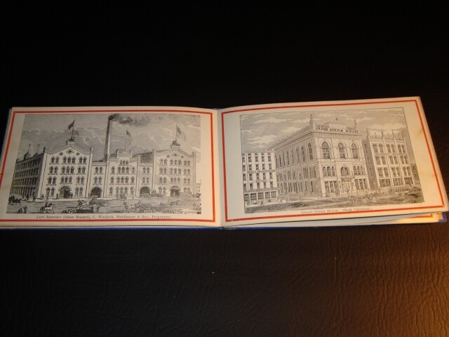Circa 1880s Album Of Cincinnati, Chas Jacob Pork & Beef Packers, Vine & 2nd
