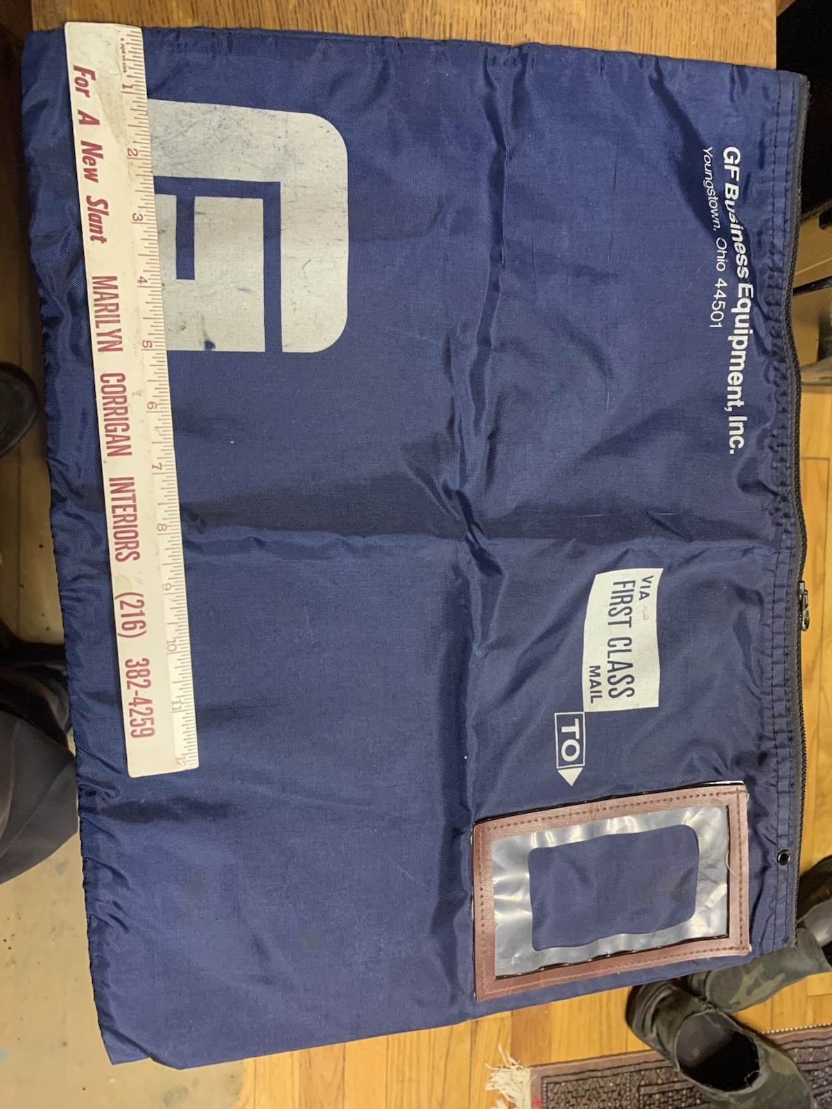 Vintage Mail Bag – The General Fireproofing Co Youngstown, Ohio Good Condition
