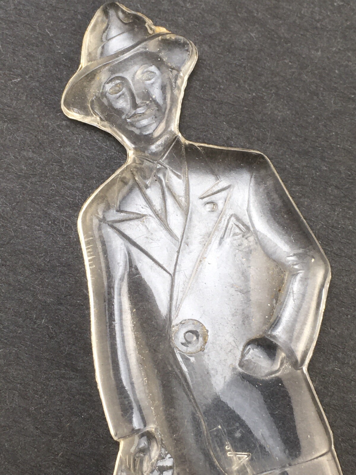 Vintage Fuller Brush Advertising Salesman Clear Plastic Letter Opener