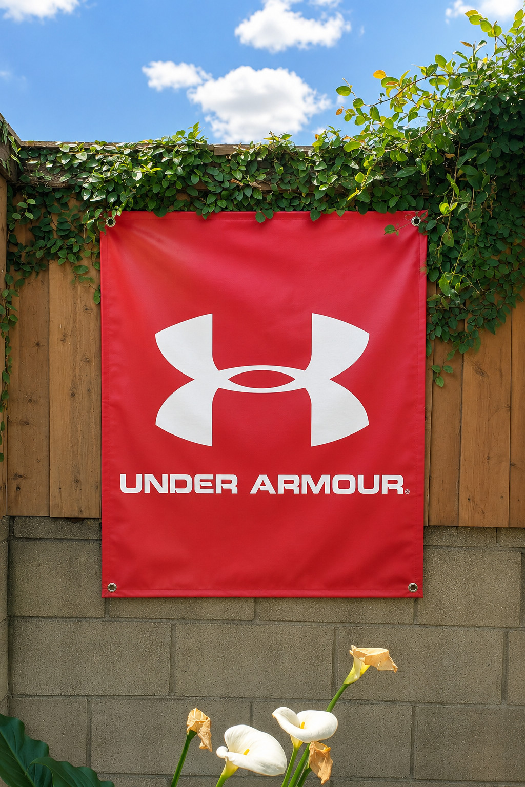 Under Armour Banner 30″x36″ Athletic Sports Store Display Gym Wall Sign