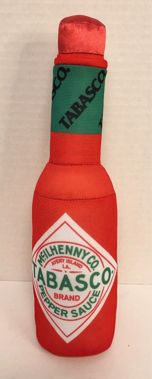 Fiesta TABASCO Brand Pepper Sauce Bottle 11″ Plush Advertising Stuffed K7