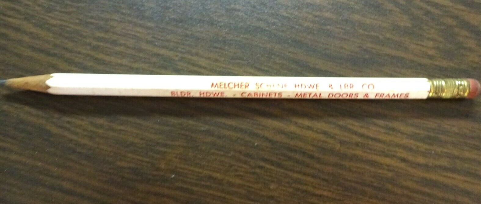 Vintage Melcher-Schene Hardware Co. St. Louis Missouri advertising pencil