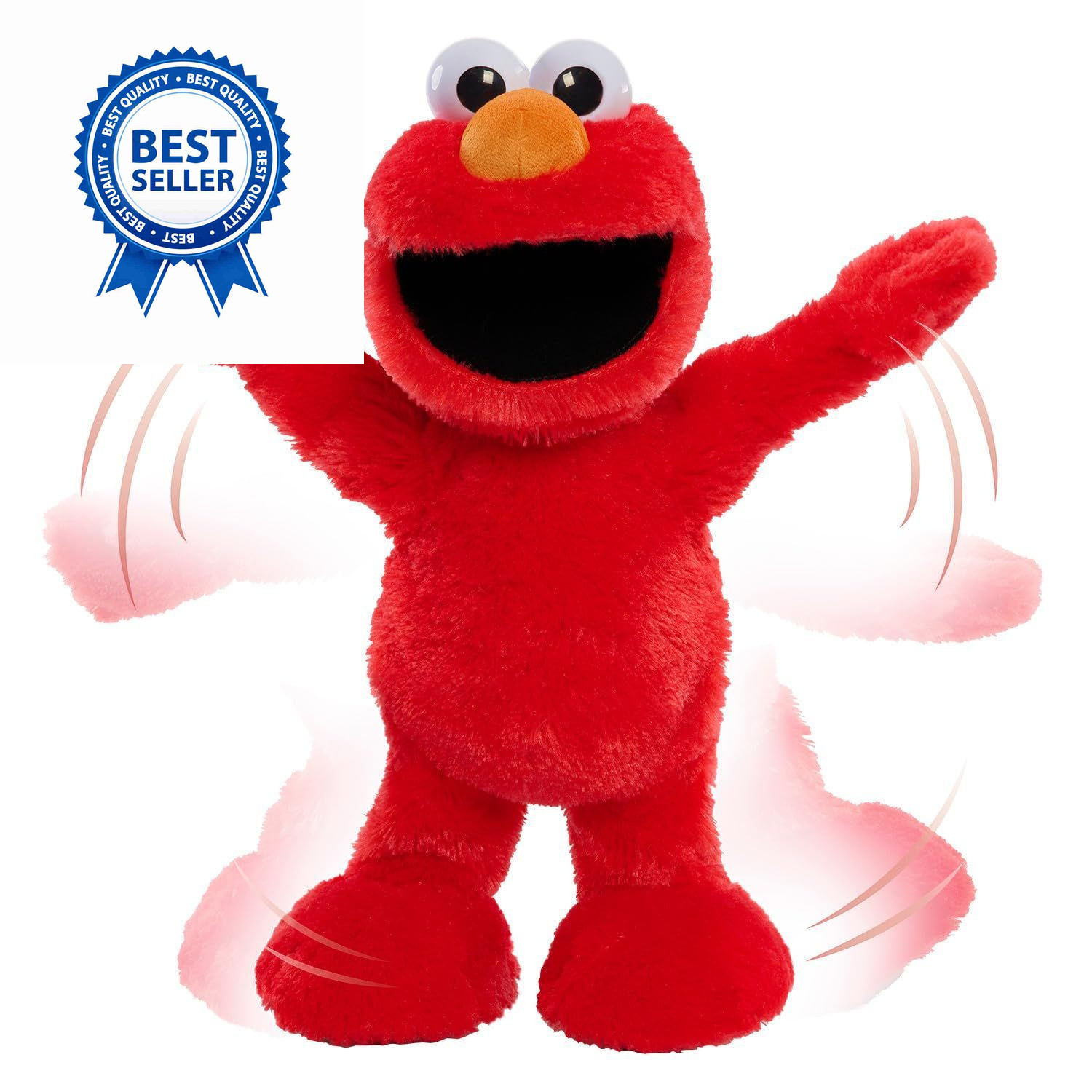 Sesame Street Elmo Slide Singing and Dancing 14-inch Large, Multi-color