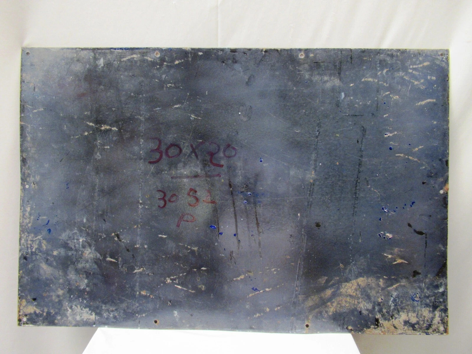 Vintage Binny & Co. Porcelain Enamel Sign 30×20 in Textile Clothing Advertising