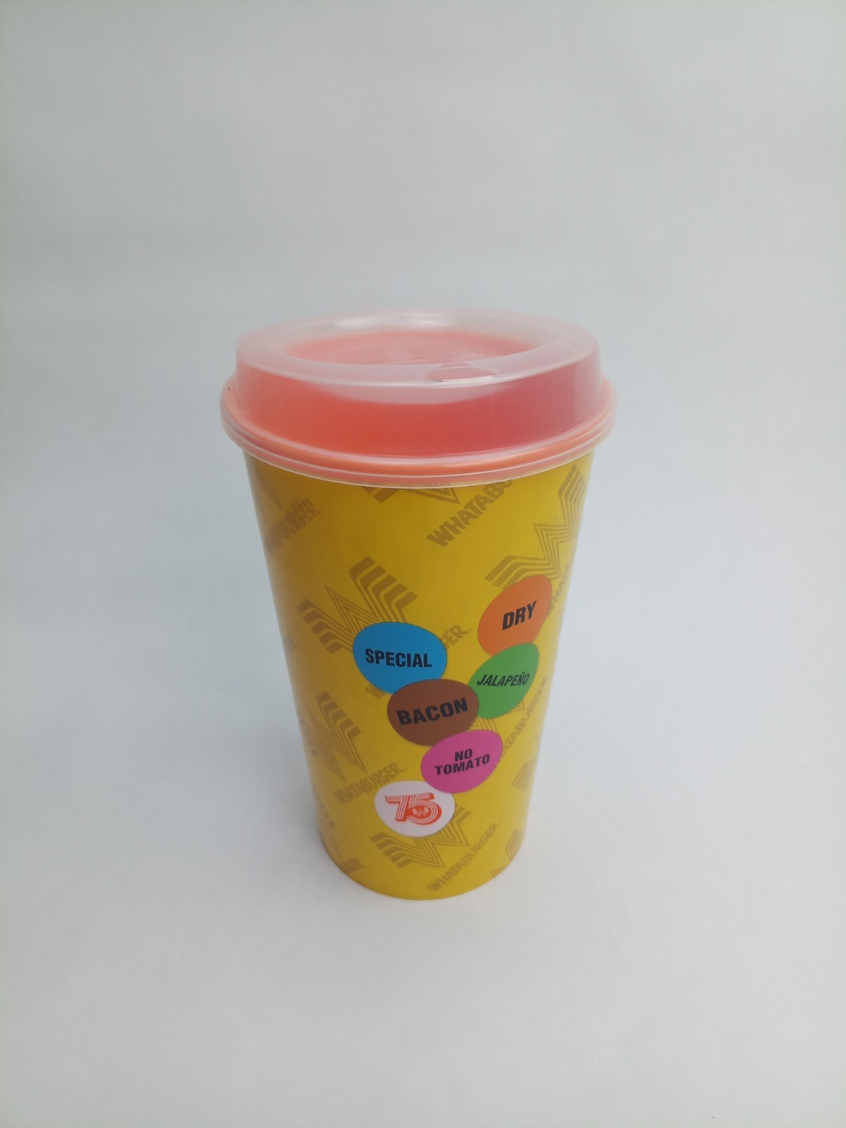 Whataburger 75th Anniversary Limited Edition Day Dot Collector’s Cup With Lid