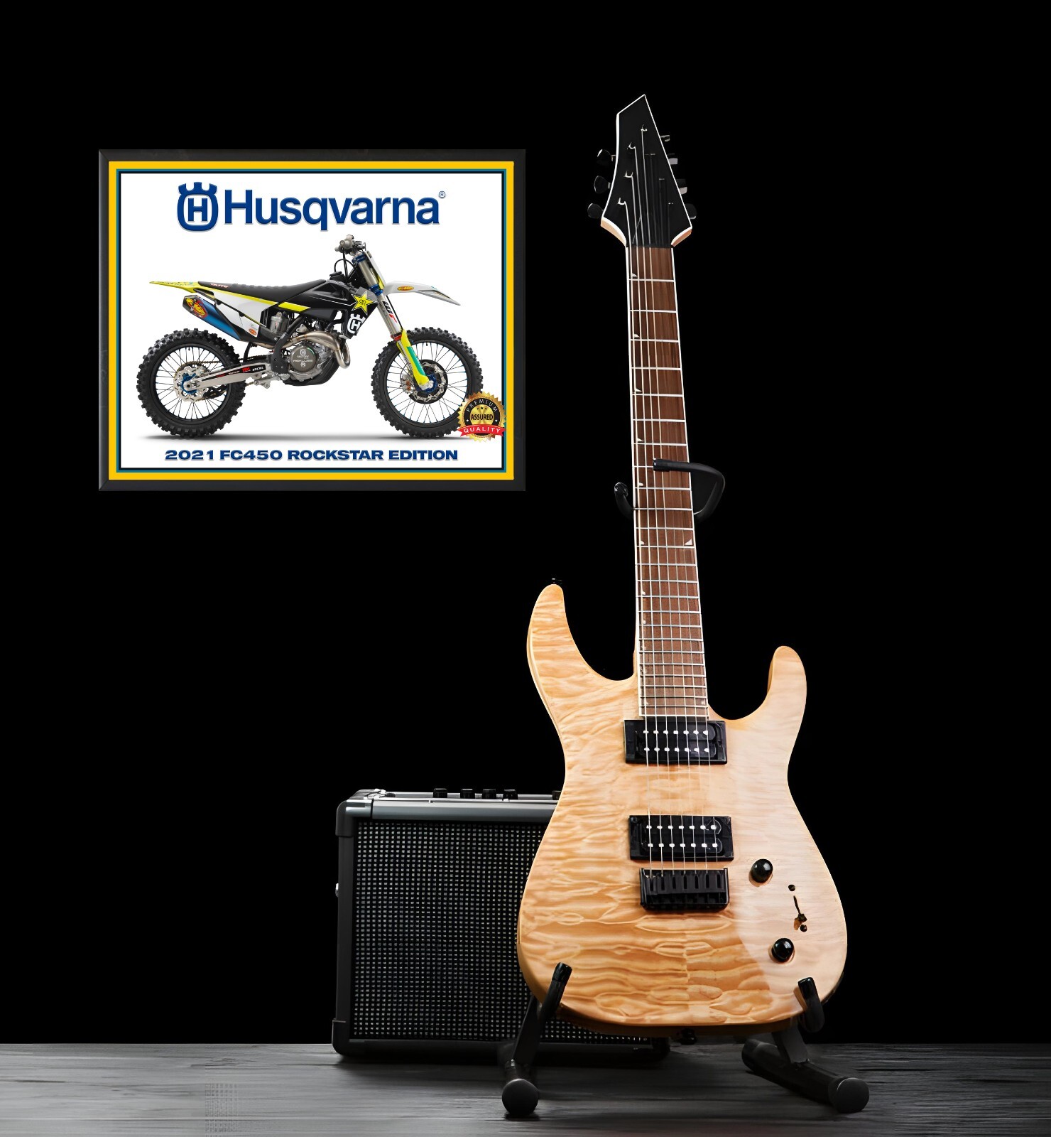 Husqvarna – FC450 Rockstar Edition – Motocross – 2021 – Metal Sign 11 x 14