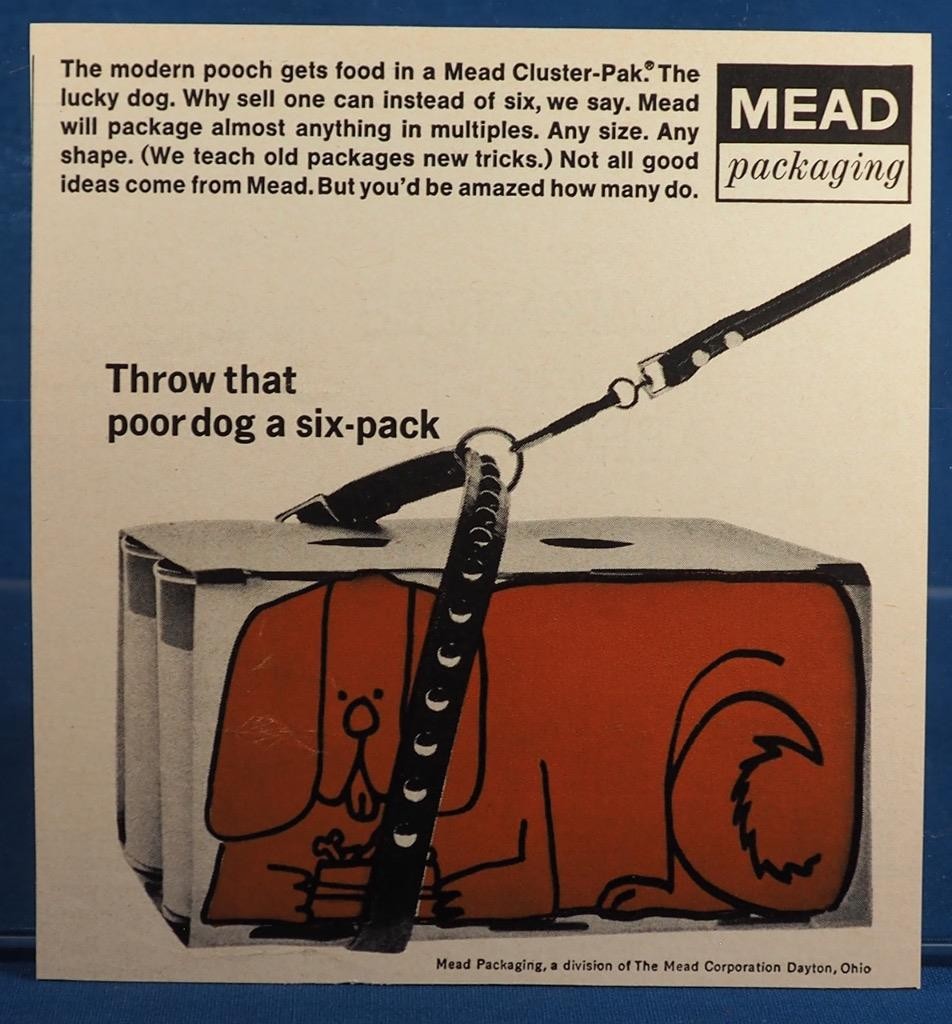 Magazine Ad Print Design Advertising Mead Cluster-Pak Packaging