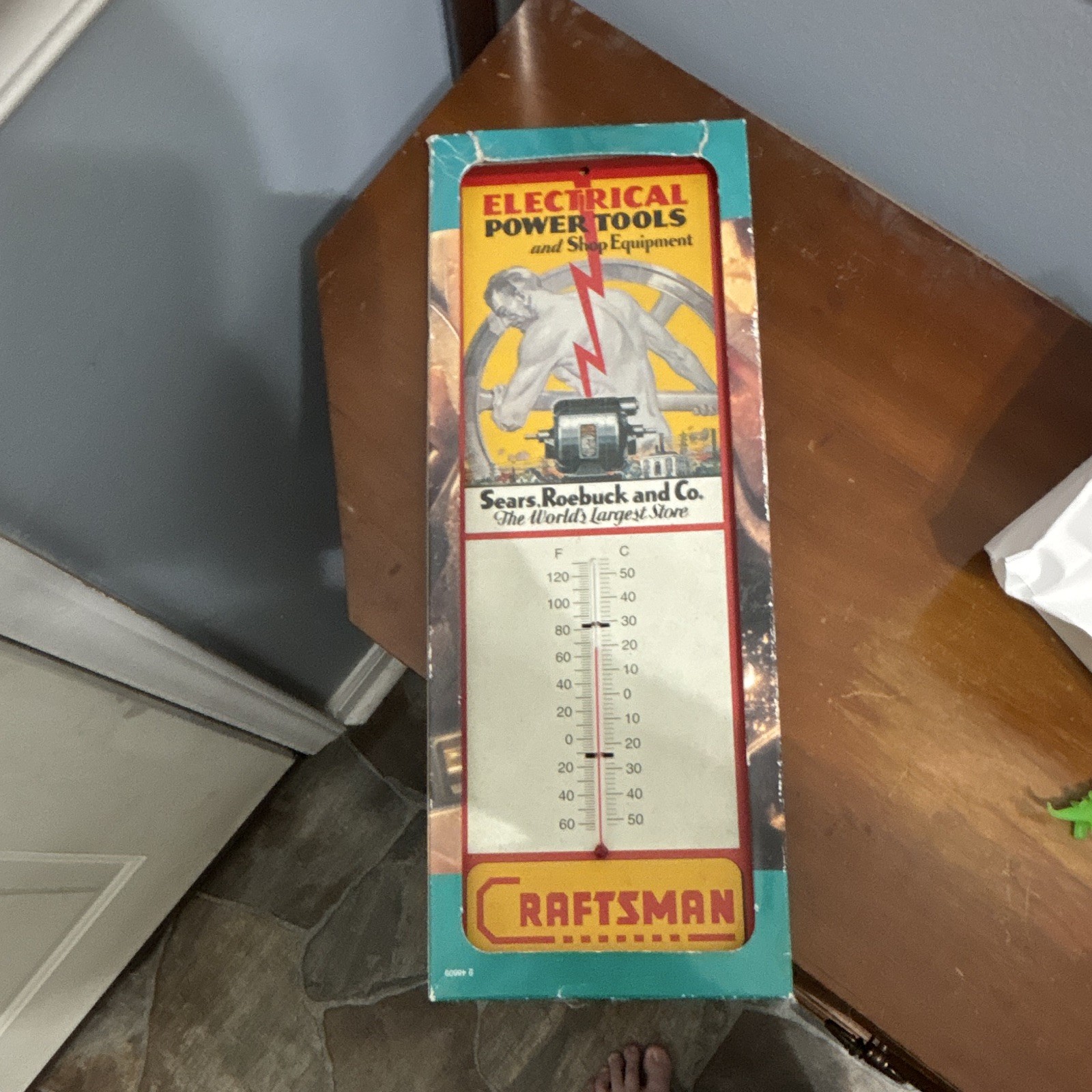 Sears & Roebuck/Craftsman Vintage Thermometer NIB Original Packaging