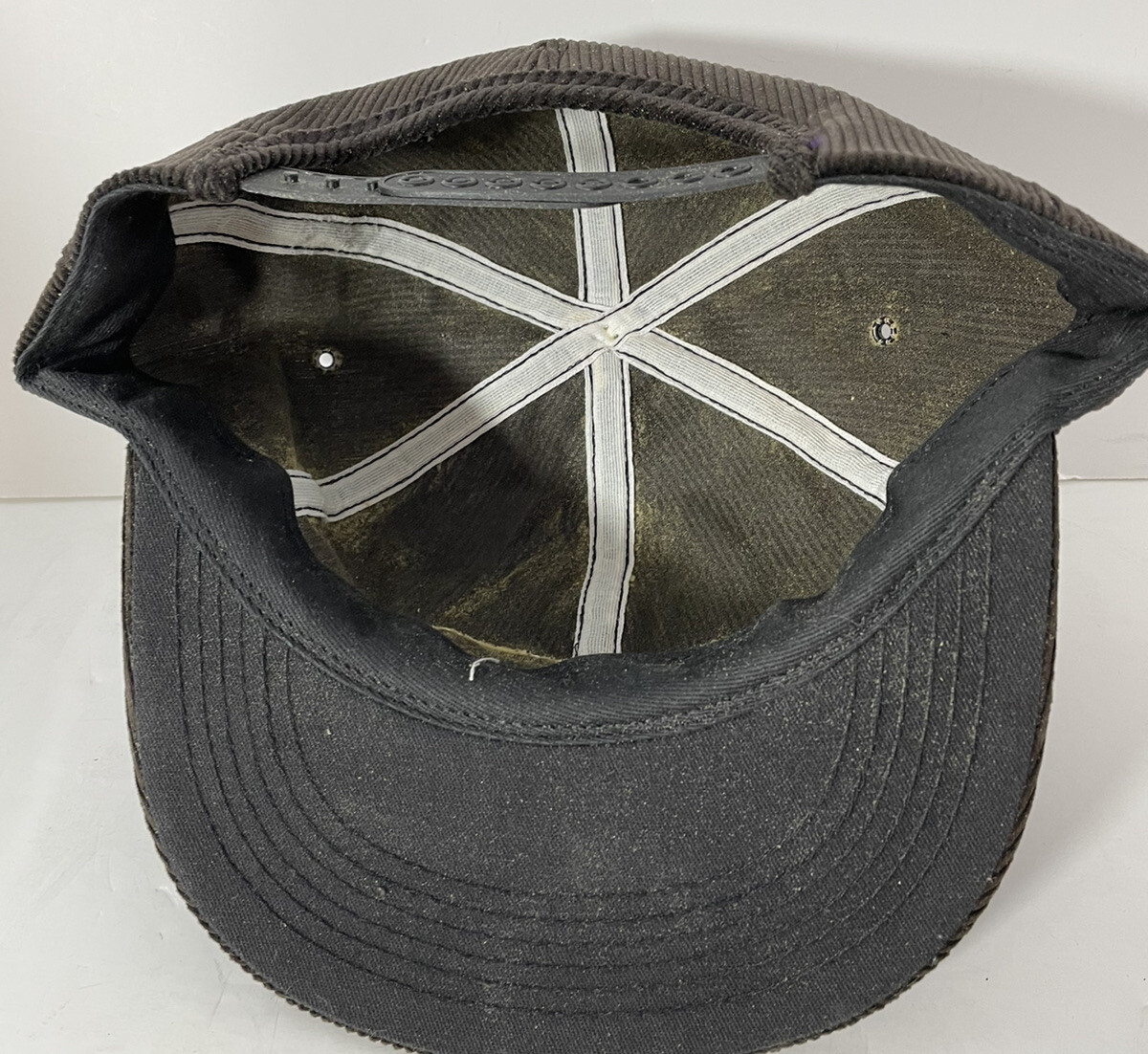 Vintage Couduroy Snapback K Products Hat L&S Plumbing Co Made In The USA