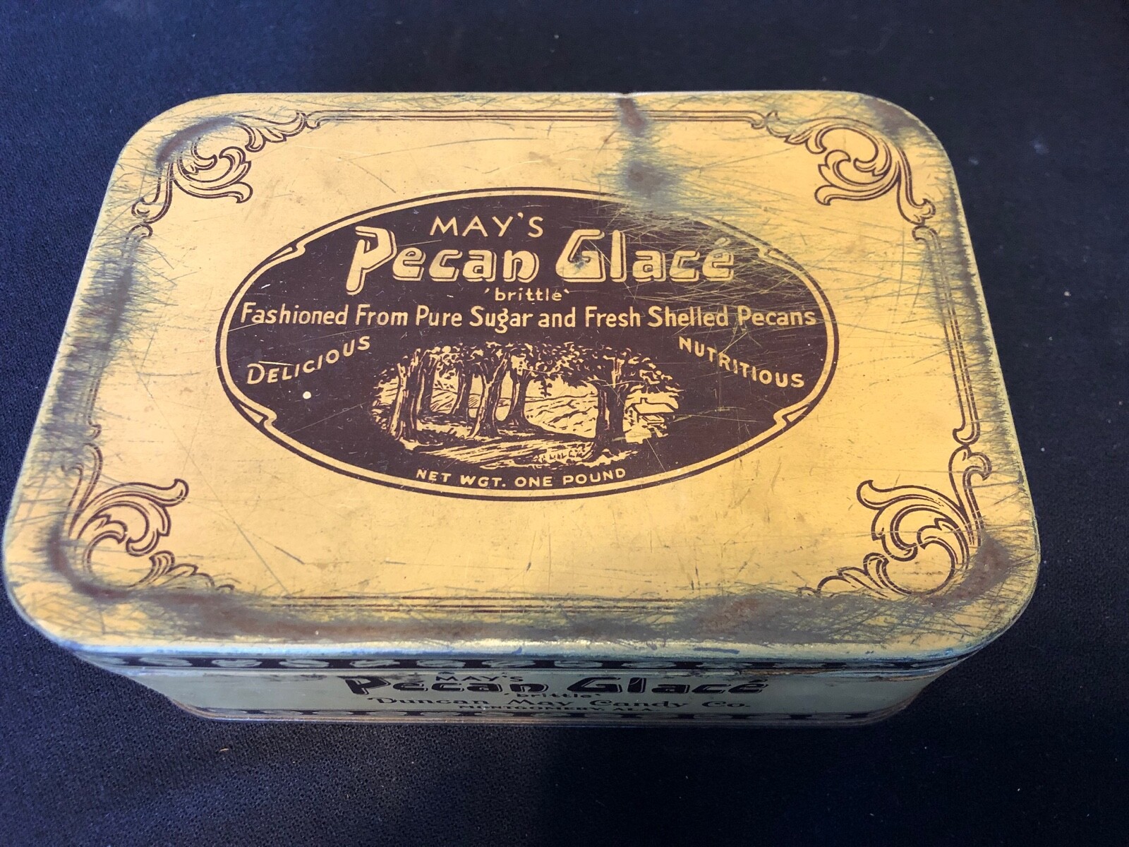 Fashioned from Pure Sugar & Fresh Shelled Pecan Duncan Mays Glace Montgomery AL